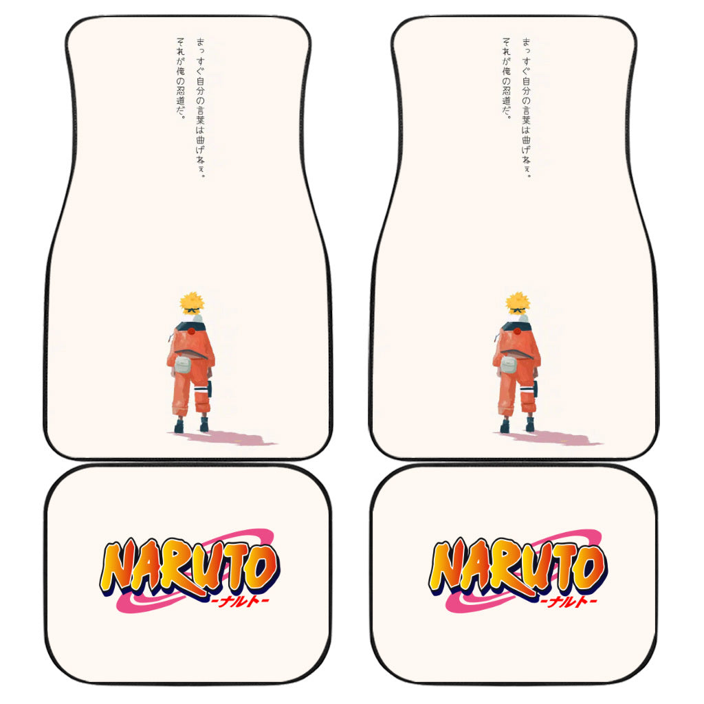 Uzumaki Naturo Car Floor Mats Naruto Anime Car Accessories