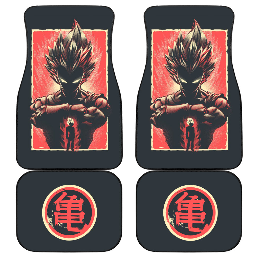 Vegeta Car Floor Mats Custom Dragon Ball Anime Car Accessories