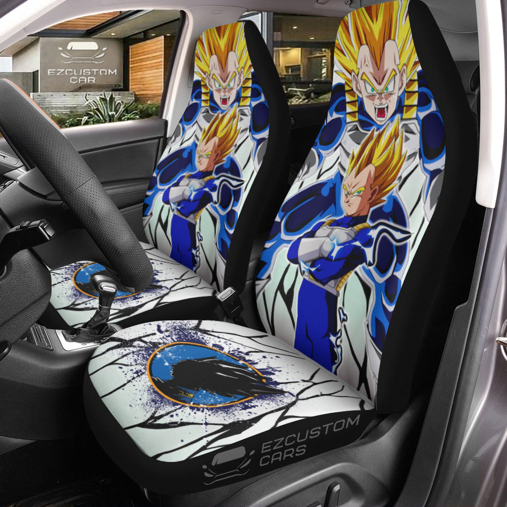 Vegeta Car Seat Covers Custom Dragon Ball Anime Car Accessories