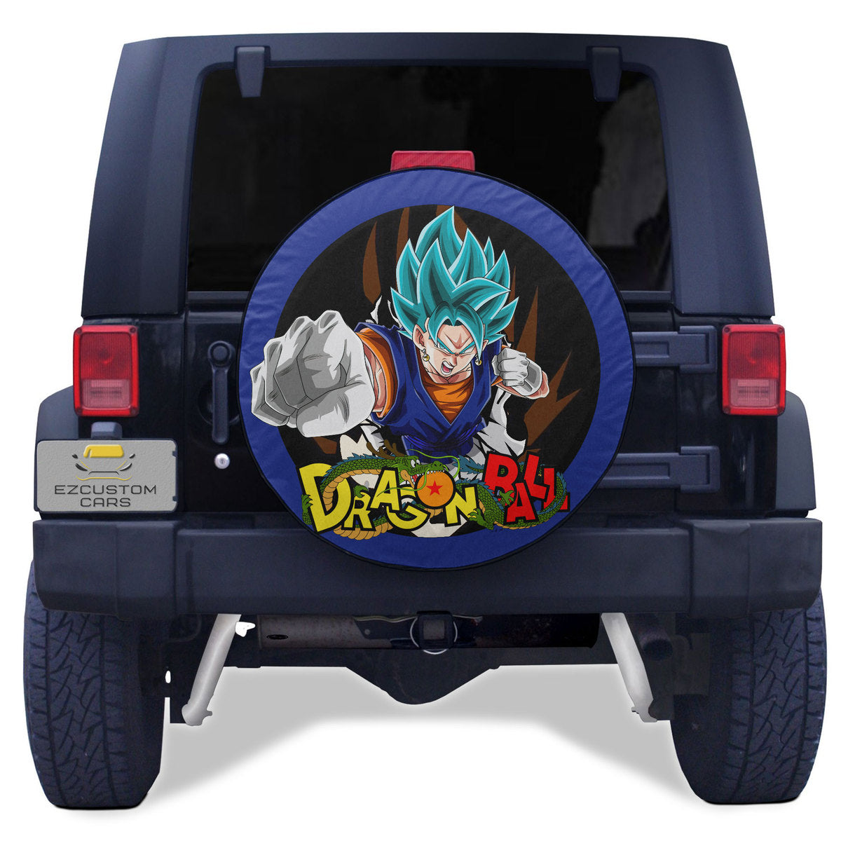 Vegito Spare Tire Cover Custom Dragon Ball Anime Car Accessories