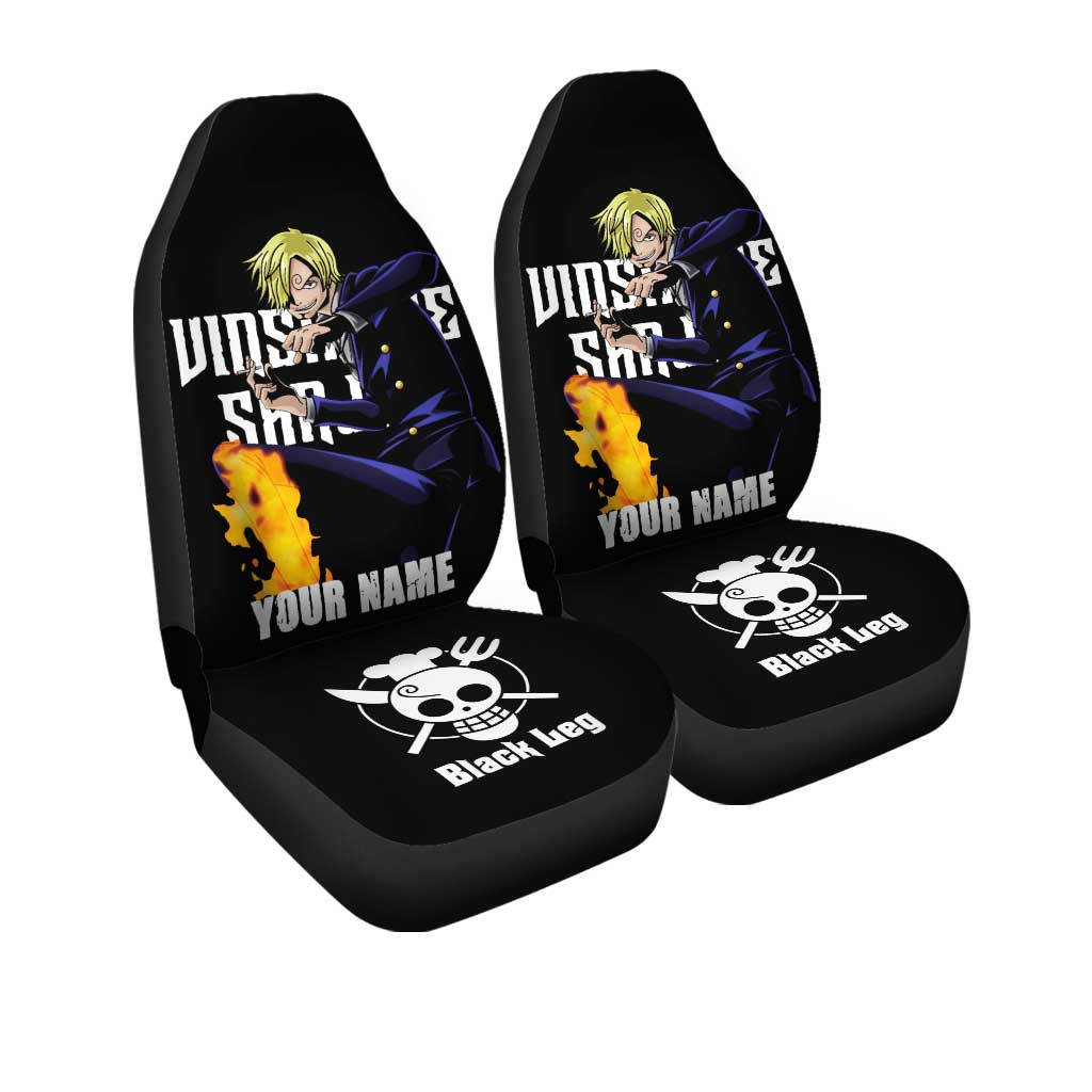 Vinsmoke Sanji Personalized Car Seat Covers Custom One Piece Anime