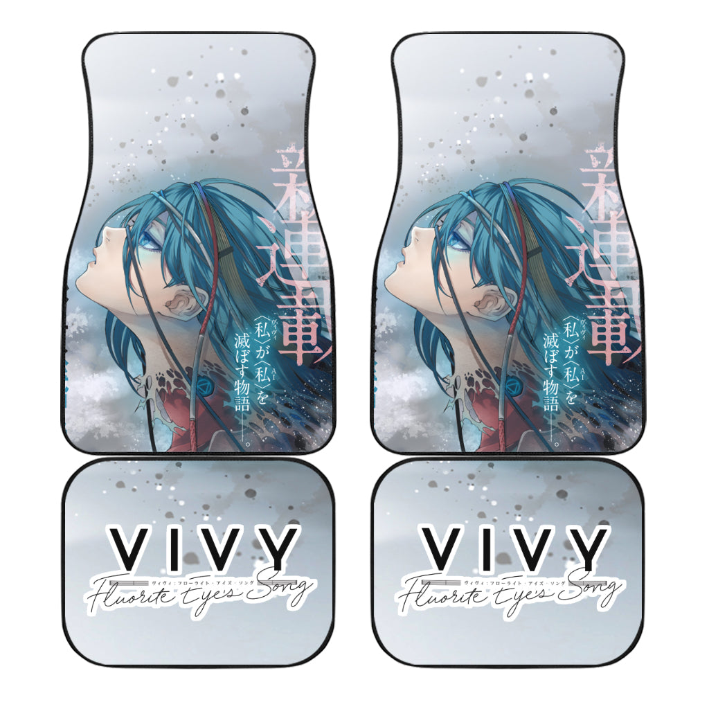 Vivy Car Floor Mats Custom Vivy: Fluorite Eye's Song Anime Car Accessories