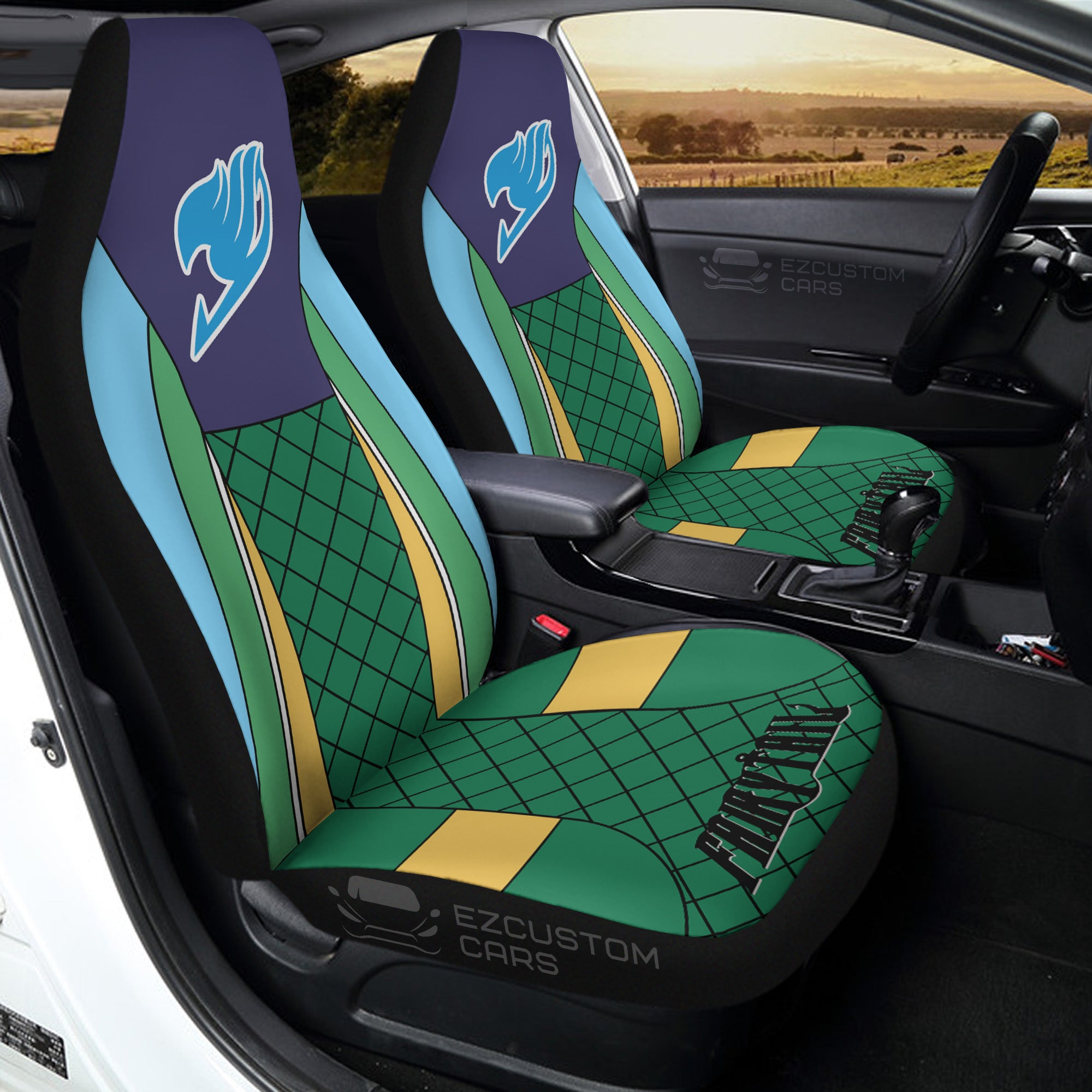 Wendy Marvell Anime Car Seat Covers Custom Fairy Tail Car Accessories