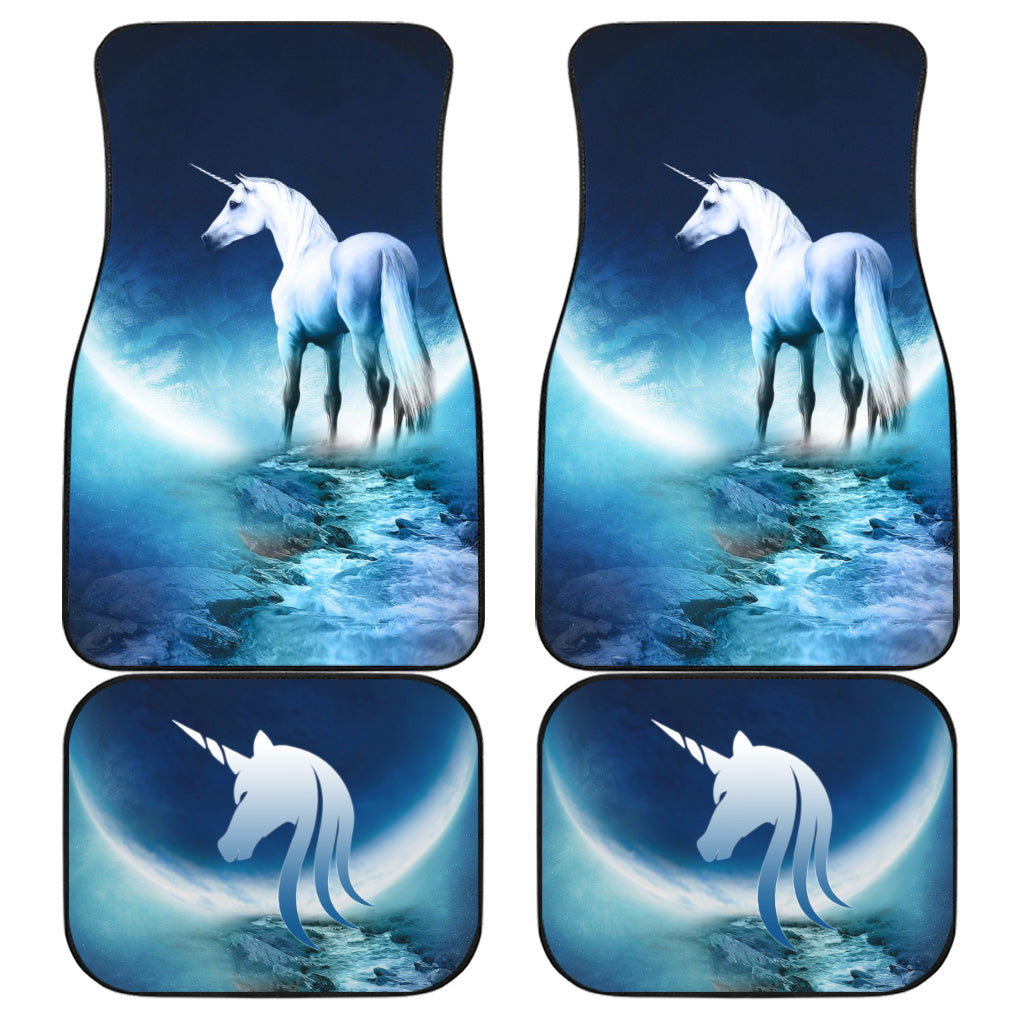 White Unicorn Car Floor Mats Custom Unicorn Car Accessories