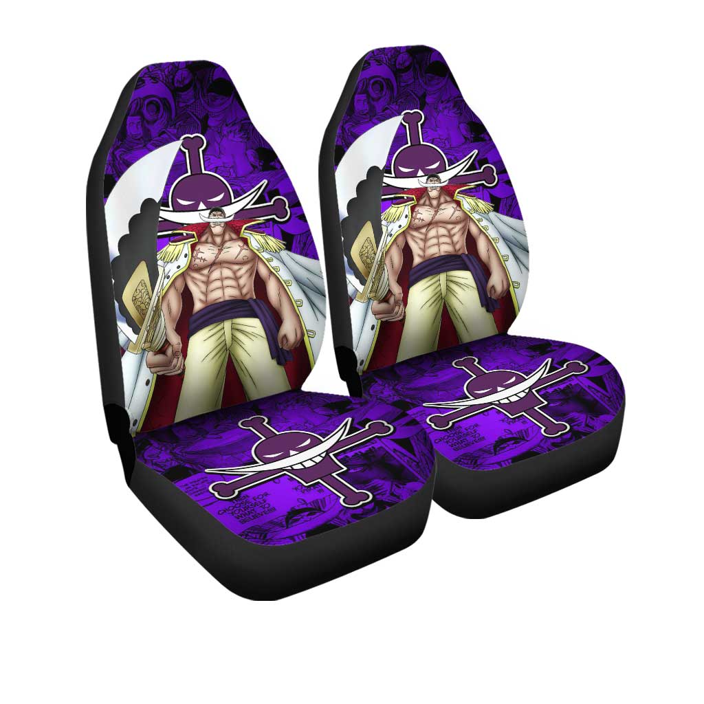 Whitebeard Car Seat Covers Custom One Piece Anime