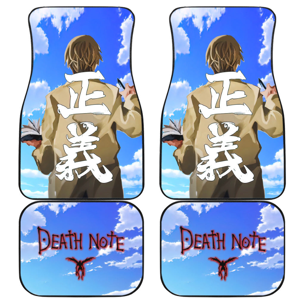 Yagami Raito Car Floor Mats Custom Death Note Anime Car Accessories