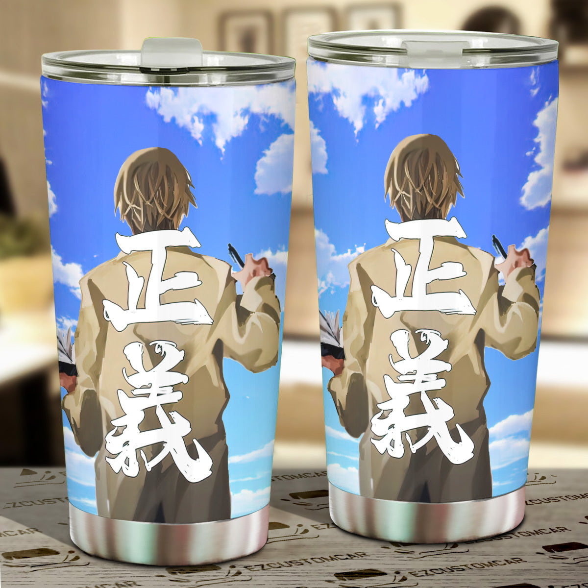 Yagami Raito Car Tumbler Cup Cutsom Death Note Anime Car Accessories