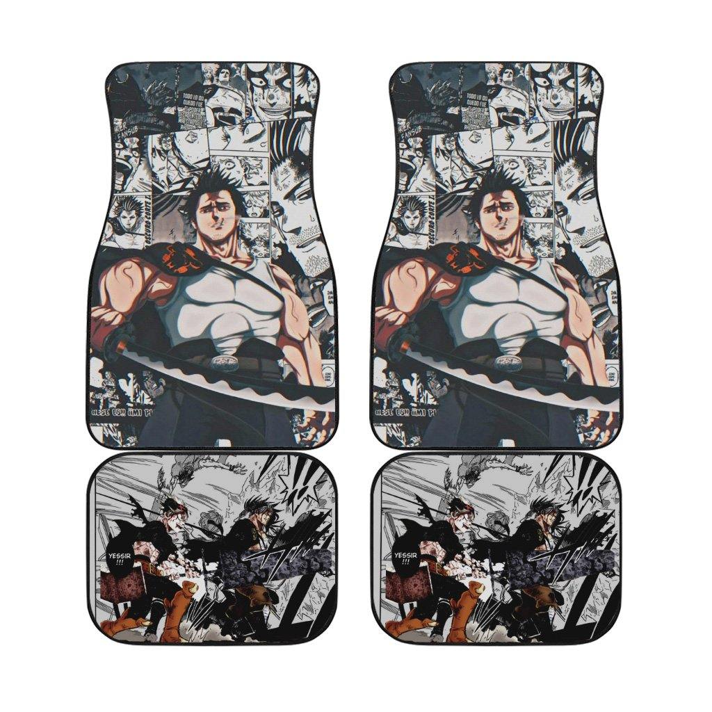 Yami Black Clover Car Floor Mats Anime Fan Gift