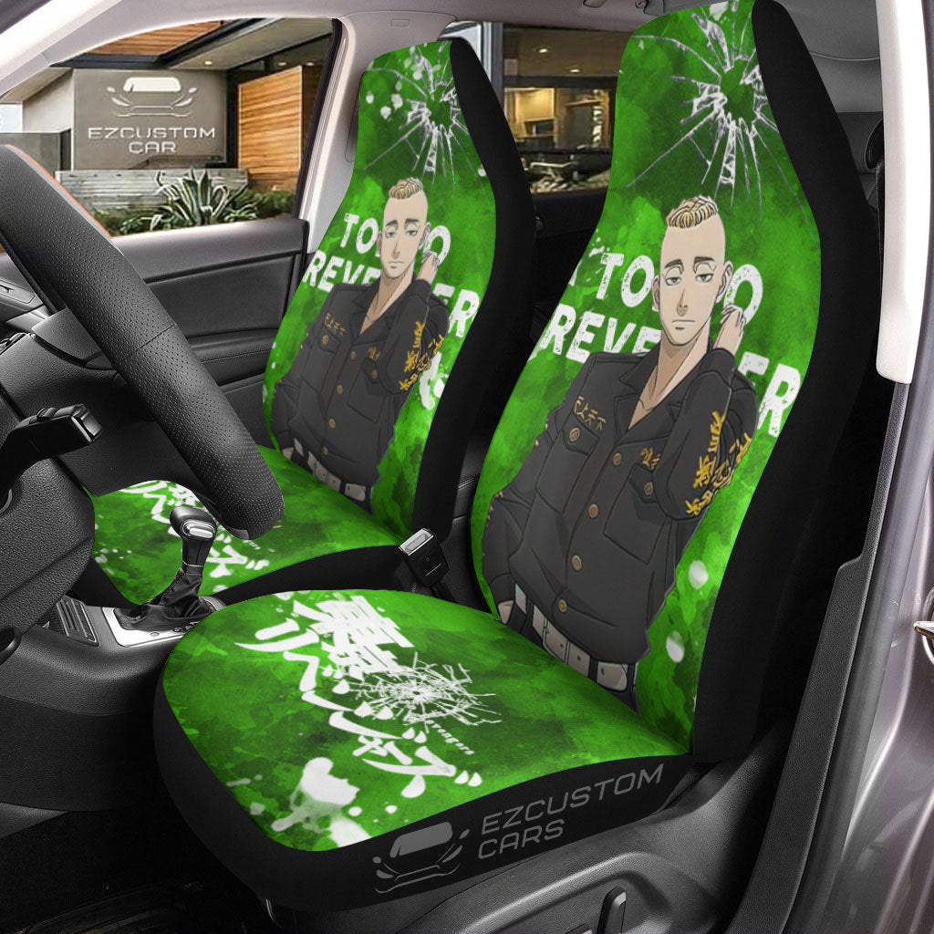 Yasuhiro Muto Car Seat Covers Custom Tokyo Revengers Anime Car Accessories