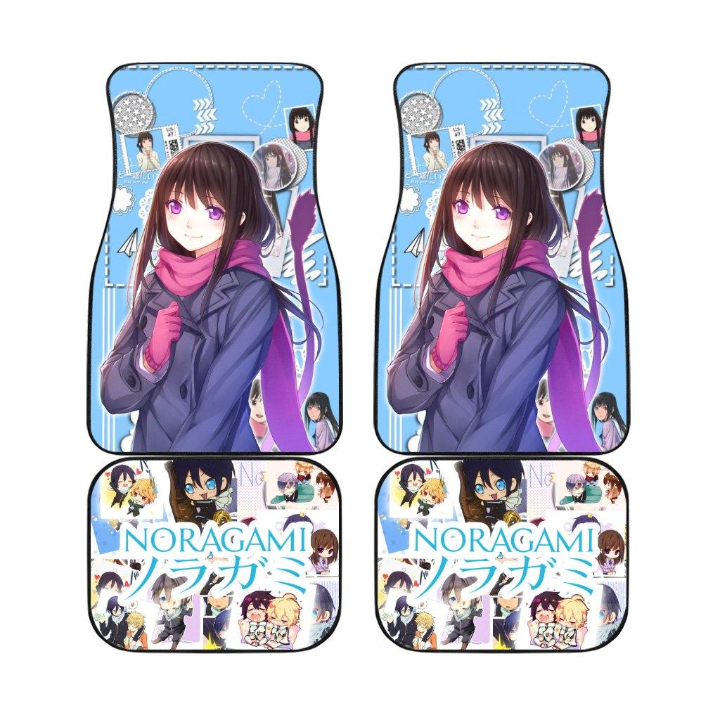 Yato and Yukine Car Floor Mats Noragami Anime Car Accessories