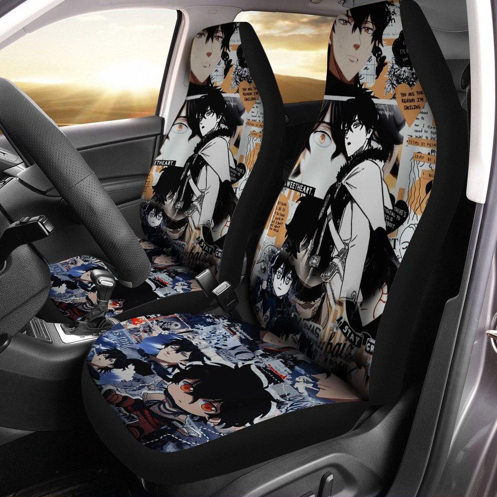 Yono Black Clover Car Seat Covers Anime Fan Gift