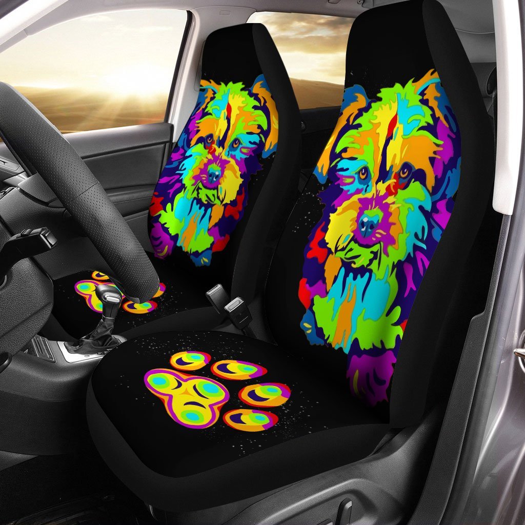 Yorkshire Terrier Abstract Custom Car Seat Covers