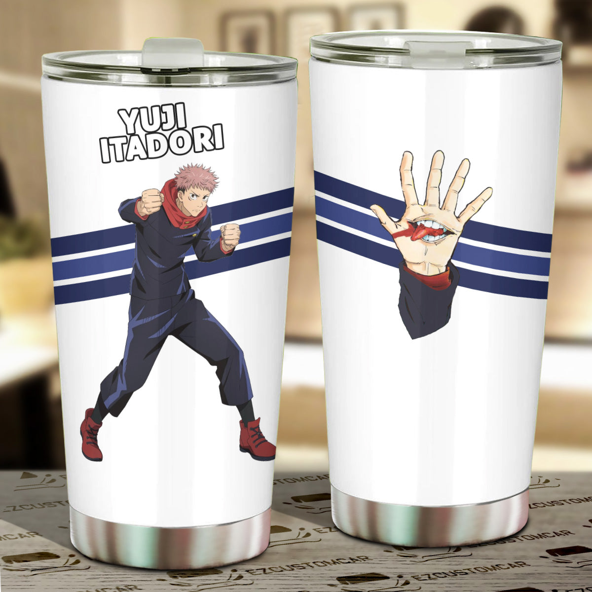 Yuji Car Tumbler Cup Custom Anime Jujutsu Kaisen Car Accessories