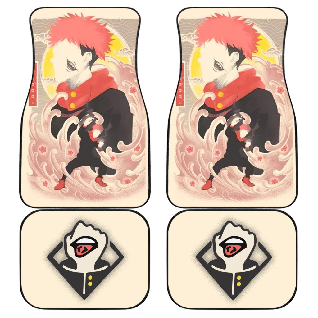 Yuji Itadori Car Floor Mats Custom Jujutsu Kaisen Anime Car Accessories