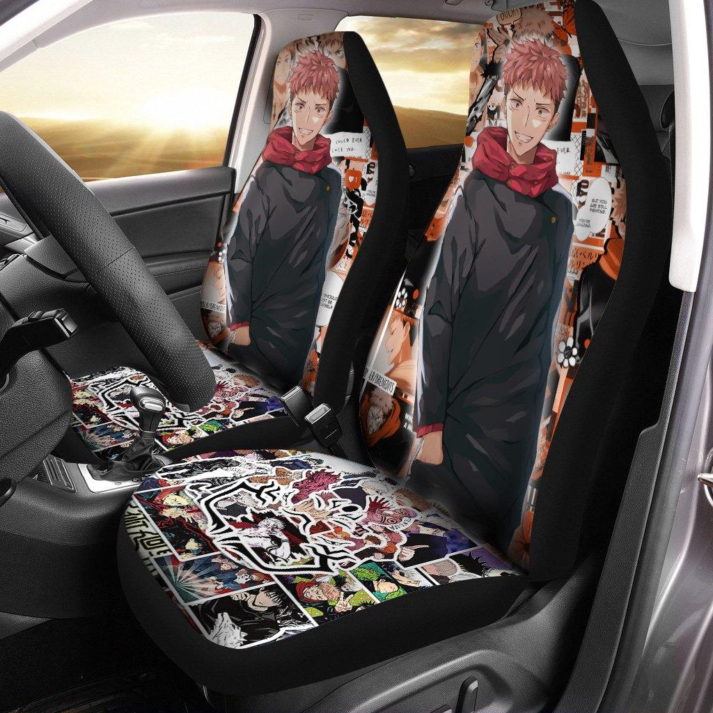 Yuji Itadori Jujutsu Kaisen Anime Custom Car Seat Covers