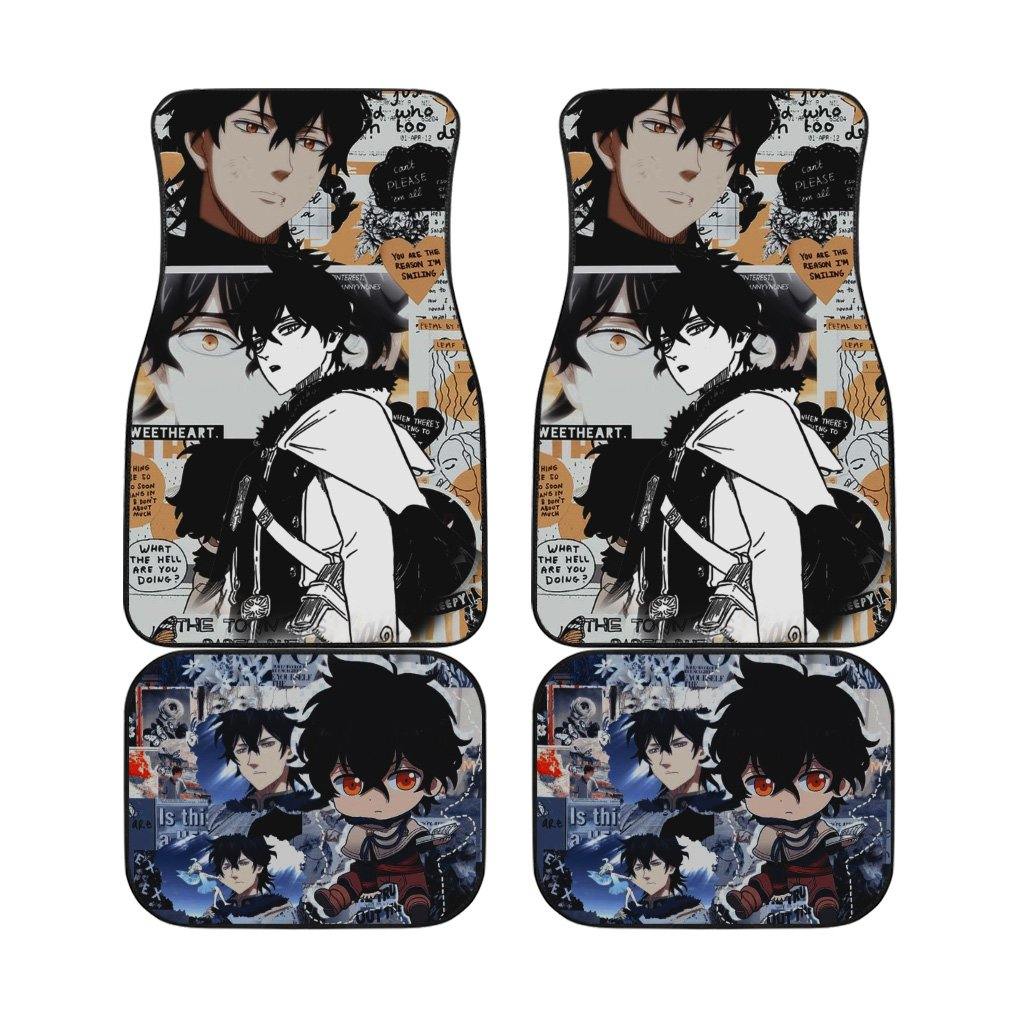 Yuno Black Clover Car Floor Mats Anime Fan Gift