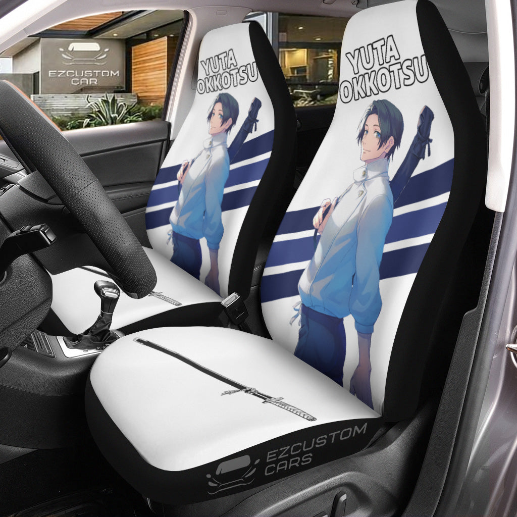 Yuta Car Seat Covers Custom Anime Jujutsu Kaisen Car Accessories