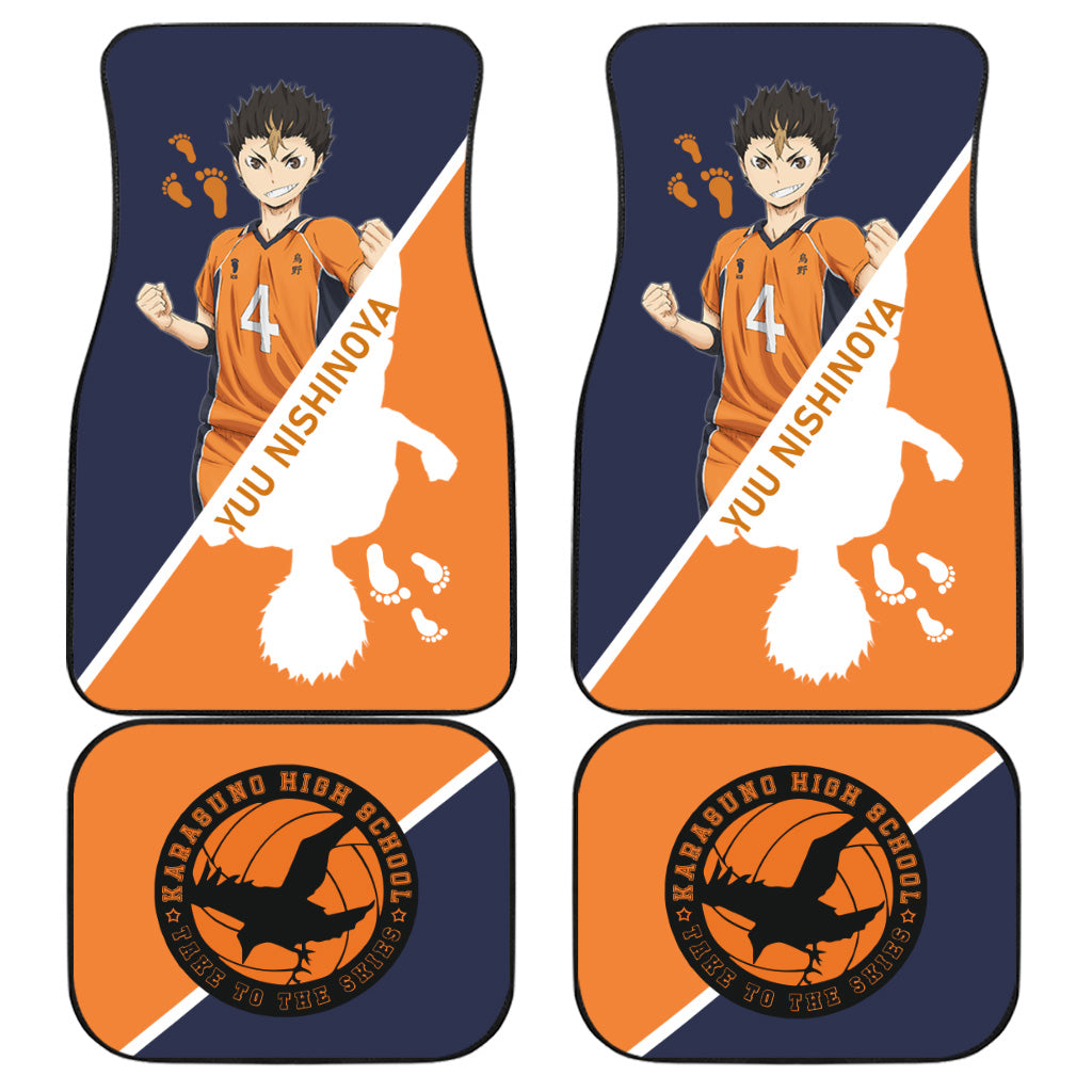 Yuu Car Floor Mats Custom Anime Haikyuu Car Accessories