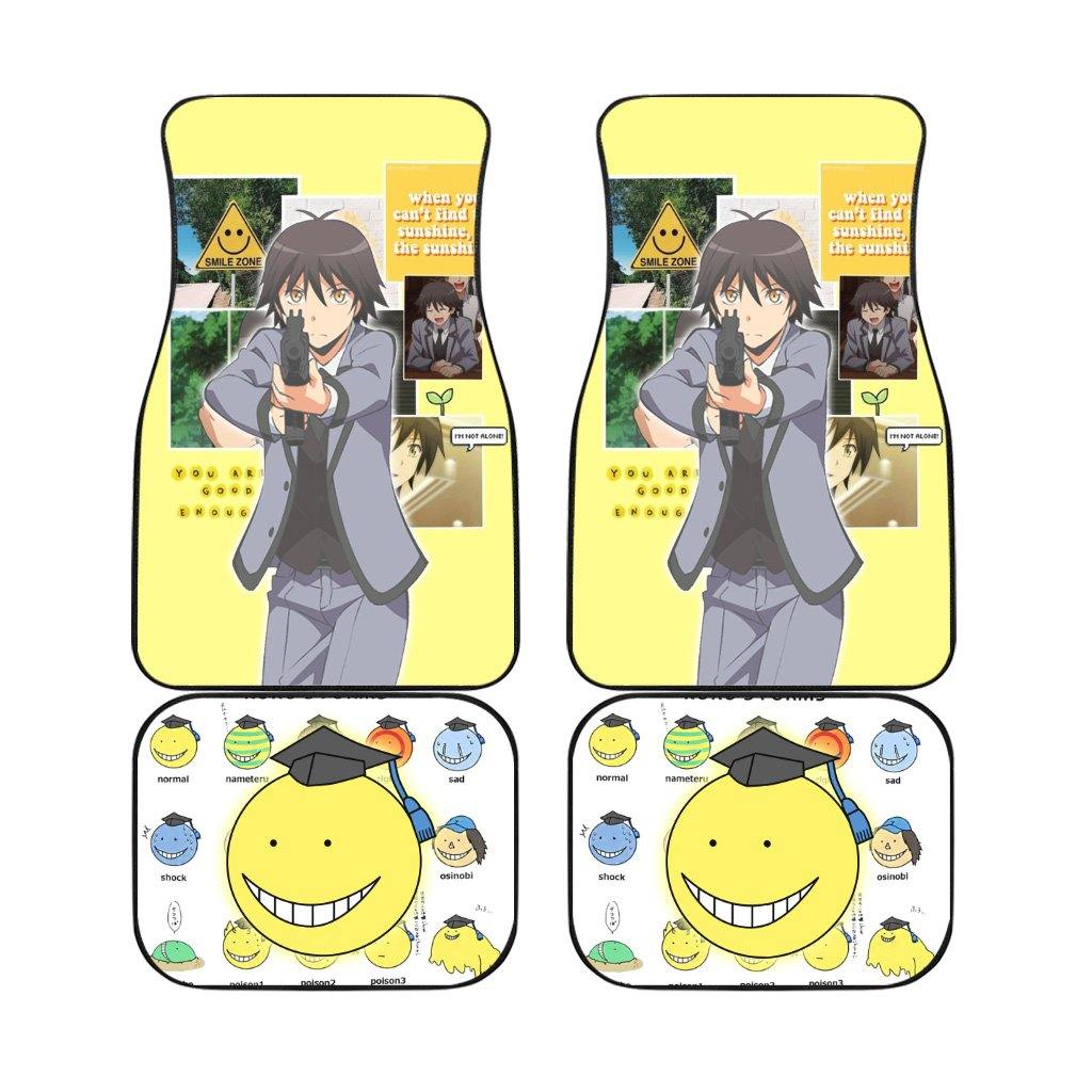 Yuuma Isogai Car Floor Mats Assassination Classroom Anime Car Accessories