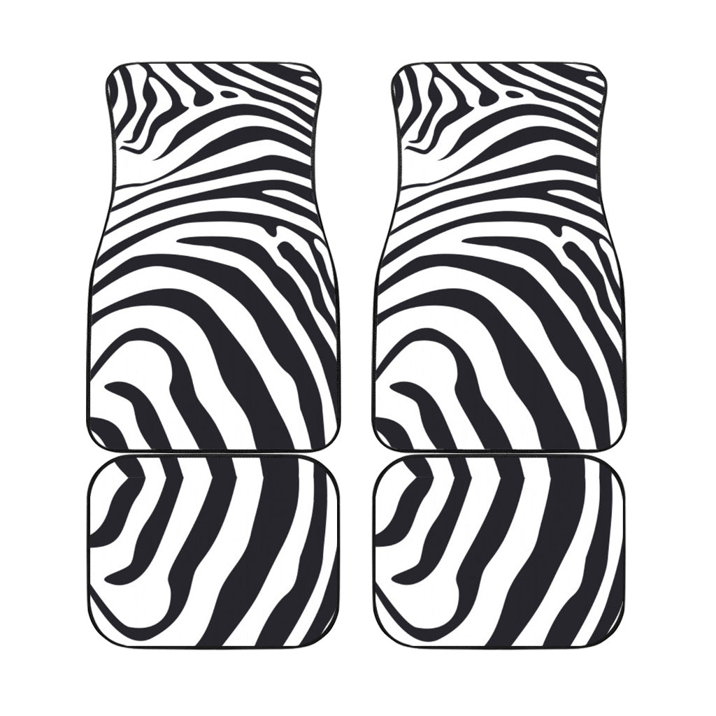 Zebra Skin Car Floor Mats Custom Animal Car Accessories