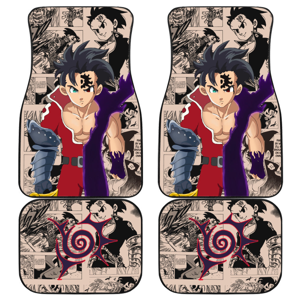 Zeldris Car Floor Mats Seven Deadly Sins Anime Car Accessories