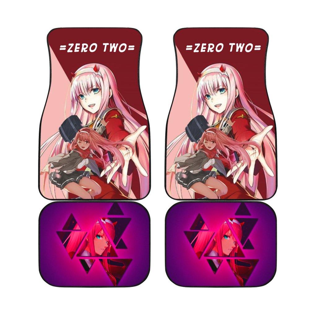 Zero Two Cute Darling In The Franxx Anime Car Floor Mats