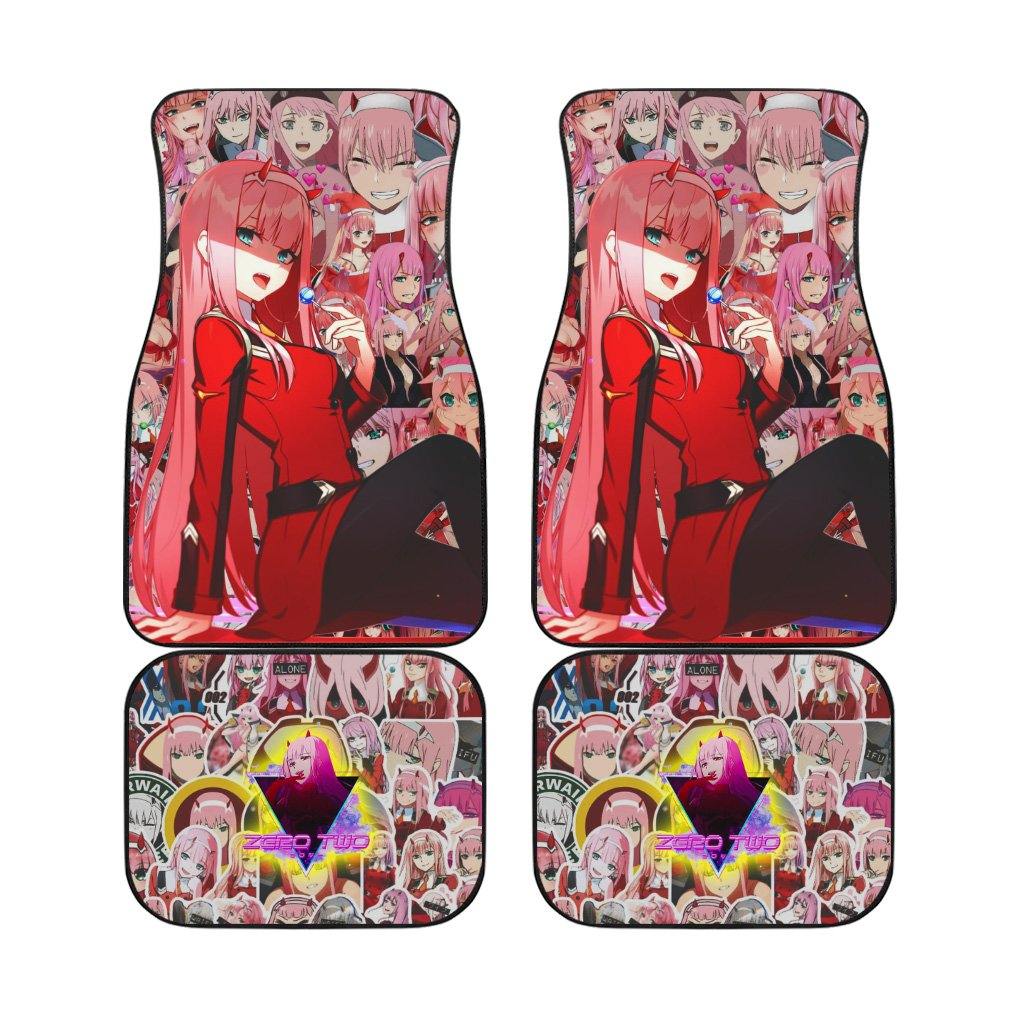 Zero Two Darling In The Franxx Anime Car Floor Mats Fan Gift