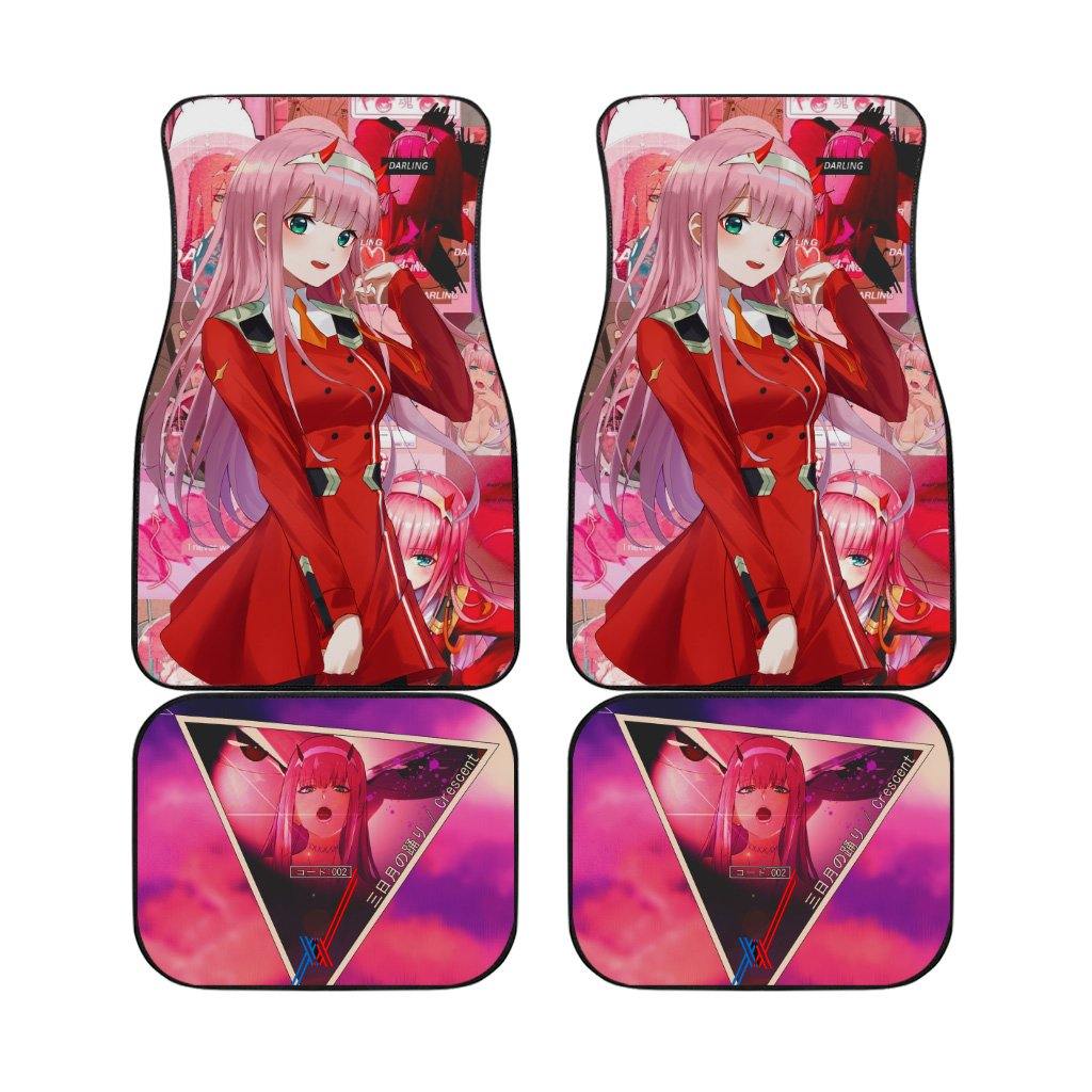 Zero Two Darling In The Franxx Anime Car Floor Mats Fan Gift