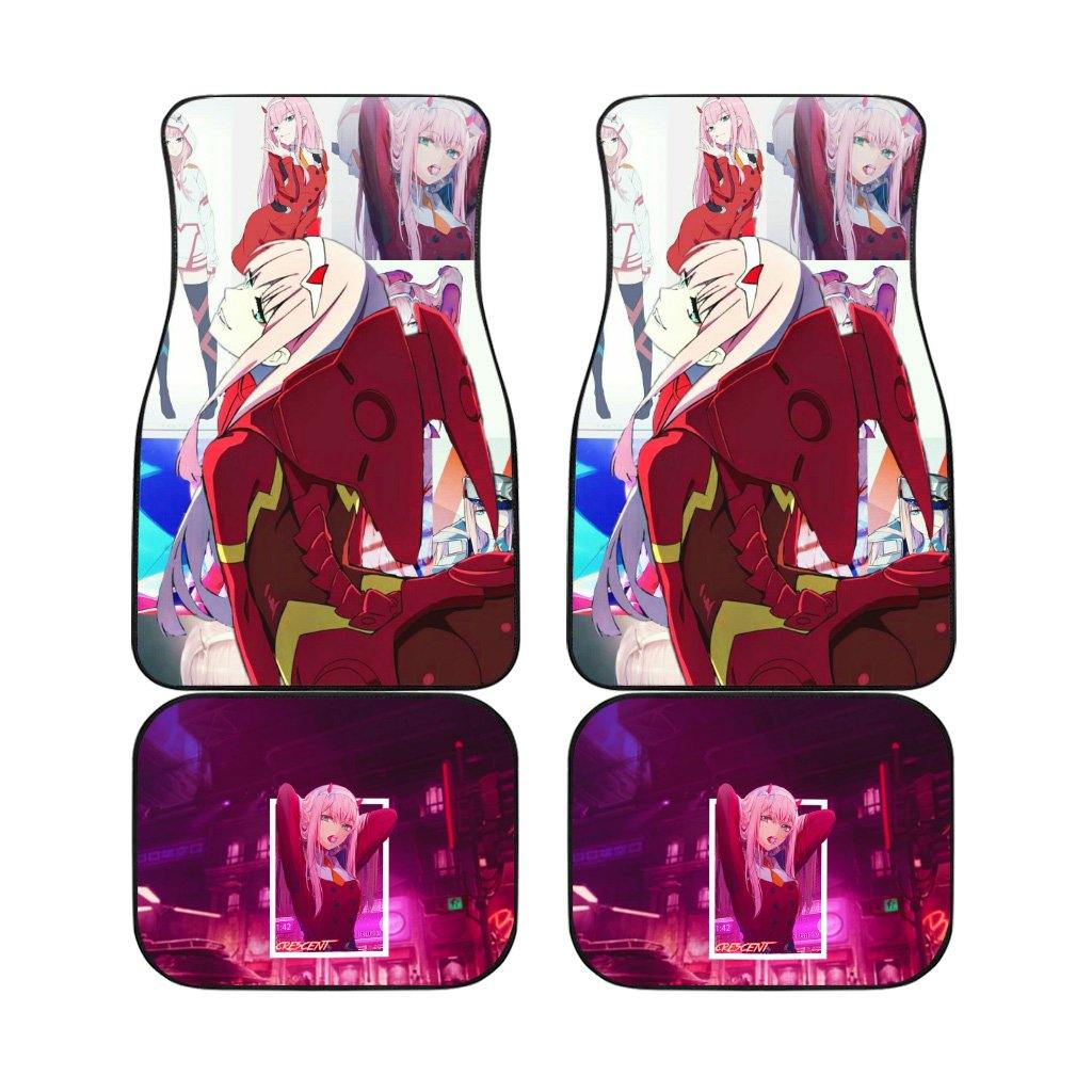 Zero Two Darling In The Franxx Anime Car Floor Mats For Fan