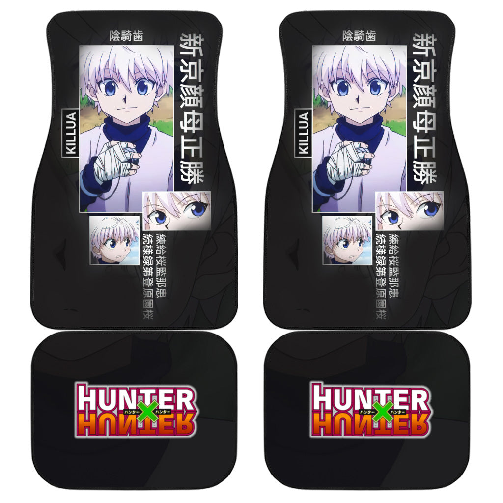 Zoldyck Killua Car Floor Mats Custom Hunter x Hunter Anime Car Accessories