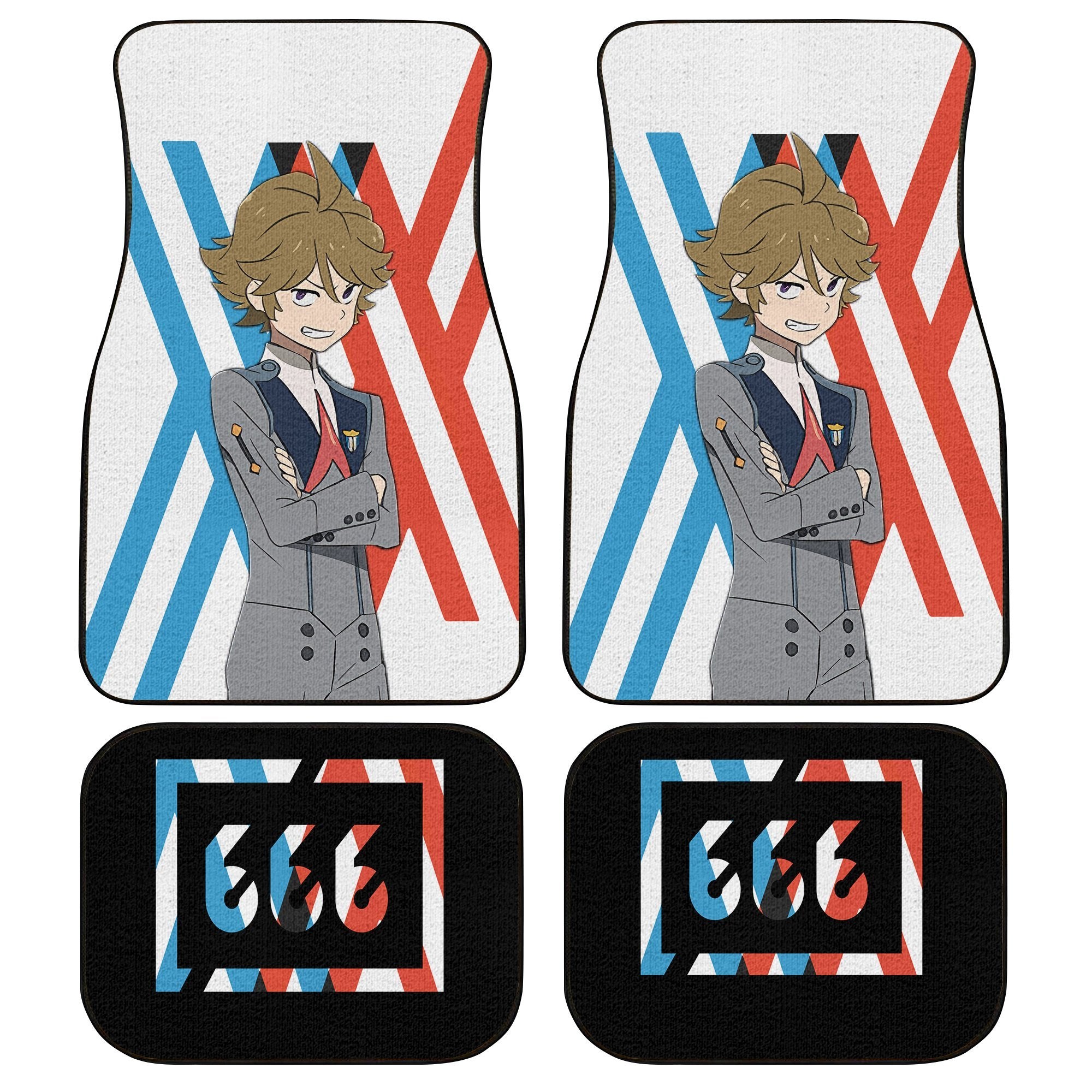 Zorome Car Floor Mats Custom DARLING in the FRANXX Anime