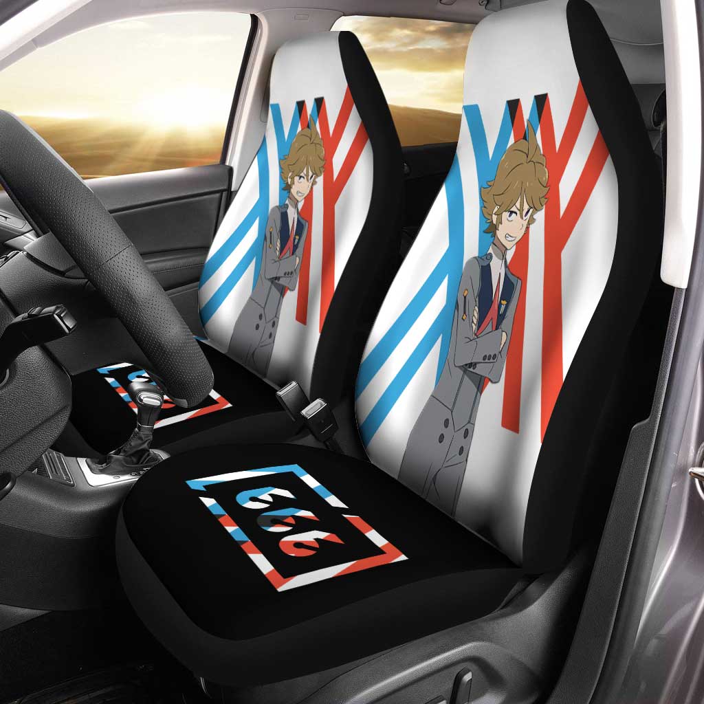 Zorome Car Seat Covers Custom DARLING in the FRANXX Anime Car Gift Accessories