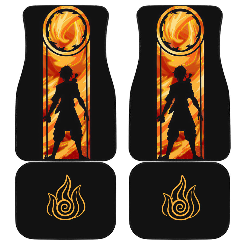 Zuko Car Floor Mats Custom Avatar: The Last Airbender Anime Car Accessories