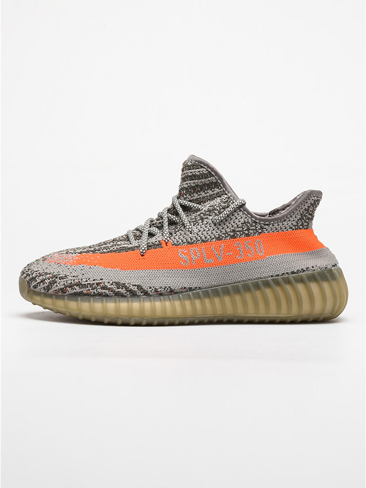 Gulongs Boost 350V2 TPU Series Gray Orange Sneaker